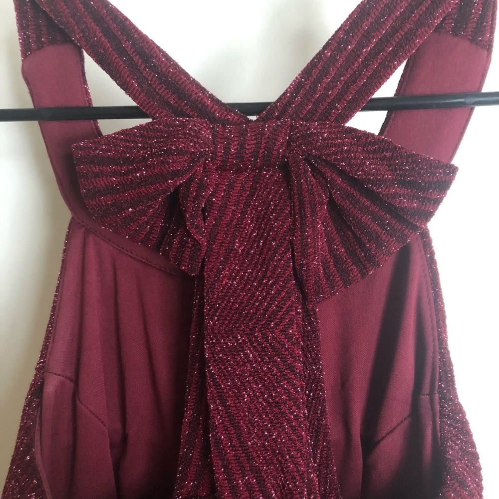 Francesca’s Plum Sparkle Dress